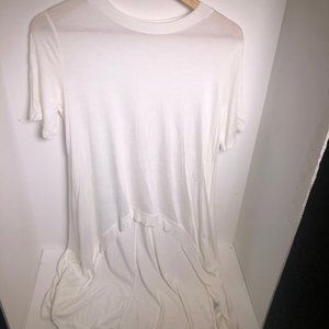 Annabelle white high low t-shirt